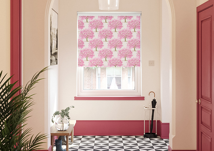 Classic Woodland, Pink Blossom - Roller Blind - Image 3